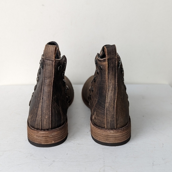 Musse & Cloud Anthropolgie Coaster Leather Rivet Studded Ankle Booties - Picture 4 of 7